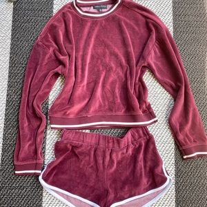 Kendall & Kylie velvet set